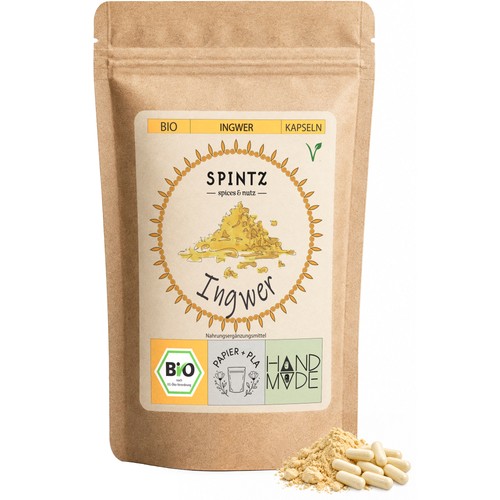 Spintz bio ingwer - kapseln, 420