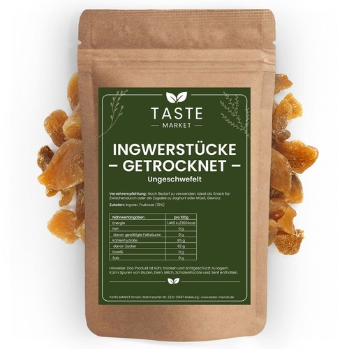 Ingwerstücke getrocknet - ingwerstücke,