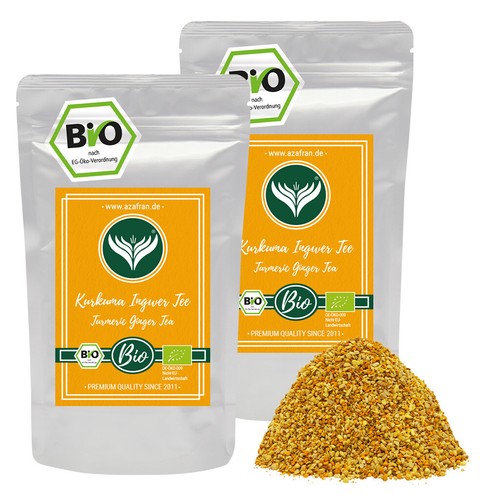 Bio kurkuma ingwer tee - ingwer,