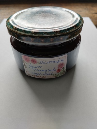 Weintraubenmarmelade mit