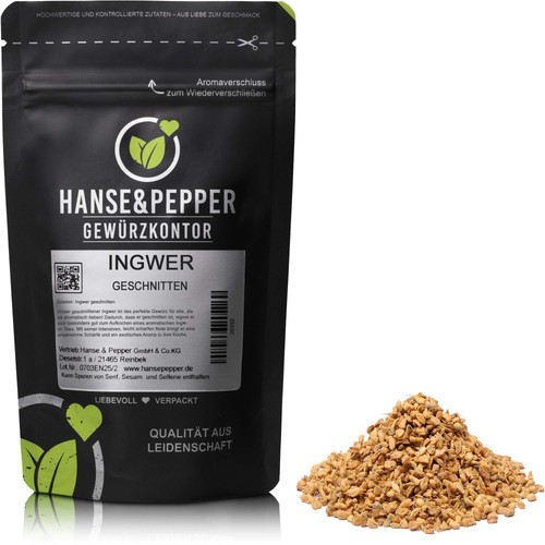 250g ingwer geschnitten - ingwer,