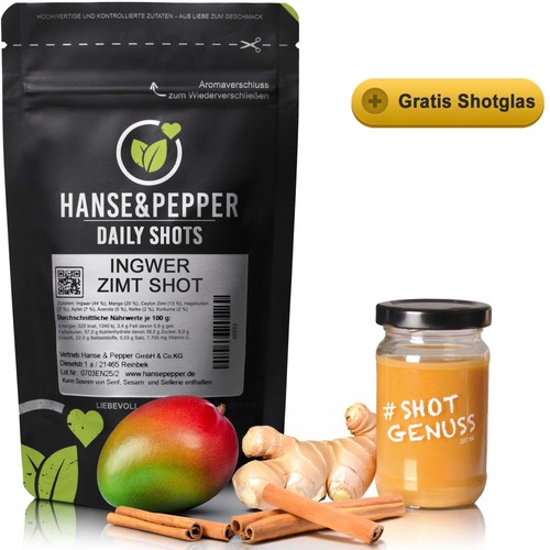 120g ingwer zimt shot - 120g, pulver